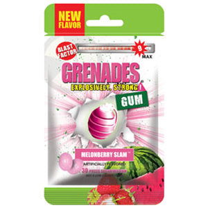 MelonBerry Slam Grenades Gum 30-piece bag