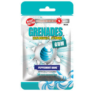 Peppermint Bang Grenades Gum 30-piece bag